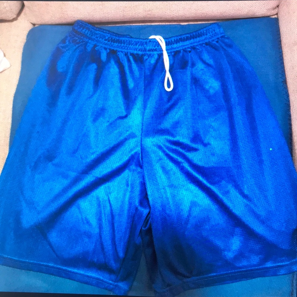 Men's Blue Athletic Shorts